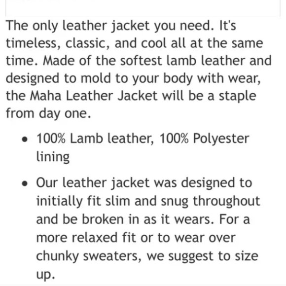 NEW NWT ABLE Maha Leather Jacket in Slate - Picture 4 of 4